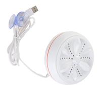 Socobeta Portable Washing Machine, 50 Seconds Forward Reverse 27W Small Ultrasonic Washing Machine High Efficiency for Dormitory for Travel