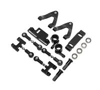 Socobeta RC Aluminium Upper Lower Suspension Arm Steering Cup Hex Adapter Metal Accessories Set for WPL D12 RC Car, Durable Corrosion Resistance Enhancer for Improved Performance, Fit for Remote