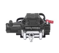 Socobeta RC Automatic Winch Durable Metal Remote Control Accessory for 1/10 Axial SCX10 D90 Red 1 Unit (Black)