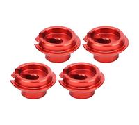 Socobeta RC Cup, Shock Spring Cup High Strength Easy To Install Fine Workmanship Aluminum Alloy Strong for Redcat 1/10 for HSP (Red)