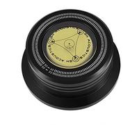 Socobeta Record Weight Turntable 50Hz Turntable Disc Record Stabilizer Clamp with Bubble Level for LP Record Player(Black)
