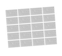 Socobeta Removable Clear Adhesive Pad Water Proof Figure Adhesive Tape for Doll Display 240Pcs 18mmx14mmx1.5mm