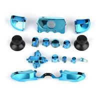 Socobeta Replacement Button Kit Full Mod Replace Part Compatible with One Controller 3 5mm Jack(Blue)