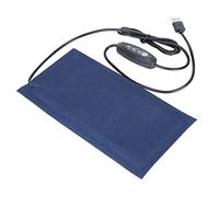 Socobeta Reptiles Heating Mat, USB Power Supply Adjustable Temperature with 3 Gears, Seamless Edge for Lizards and Other Reptiles Pets (L)