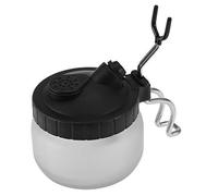 Socobeta Stainless Steel Needle Airbrush Pot Essential Brush Set for Spray Gun Users Easy to Wide Mouth