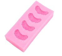 Socobeta Tangerine Slice Silicone Candy Pattern for Cake Decoration Flexible 4 Cavity Chocolate Fondant Molds for Birthdays and Parties