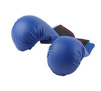 Socobeta Thicken Boxing Gloves Karate Gloves with Elastic Grip Bar for Fighting, Red PU+EVA M/L Pair for Sports Game (M)