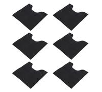 Socobeta Toilet Carpet, Practical Pot Training Toilet Carpet Rubber Enemy Stylish for Bathrooms (U Shape)