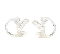 Socobeta Transparent Silica Gel Ear Mould Soft Comfortable Gel Ear Mould Replacement for Coil Tube Audio Kits(Middle size)