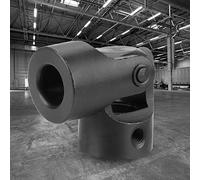 Socobeta Universal Joint Durable Metal Steering Shaft Coupling Connector for Model Cars, Ships, Robots, 12 * 24 * 56mm