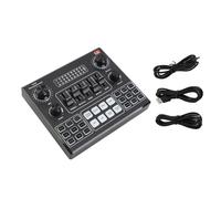 Socobeta V9 Bluetooth Sound Card Stereo Audio Mixer with Effects and Voice Change for Computer Game Mobile Phone Live Broadcast