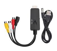 Socobeta Video Converter HDMI to AV 1080P HD Adapter Universal HD Video Adapter Portable Adapter Cable Male to Female for TV VCR DVD