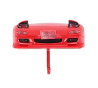 Socobeta Wall Mounted Key Rack Stylish Car Open Headlights Design with Sensor for Small Item Organization At Home (Red)