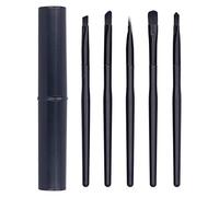 Socobeta Watch Cleaning Brush Set Soft Watch Movement Parts Cleaning Brushes for Watchmakers with Storage Box for Repairing Workers, Plastic Material, for Maintenance Personnel or Small Parts