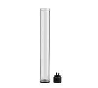 Socobeta Water Cooling Computer Tank 50mm Diameter G1/4 Thread DIY Extra Long Cylinder Water-cooled Tank for Computer Cooling(400mm)