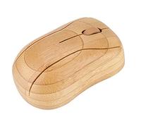 Socobeta Wireless Mouse 2 . 4GHz Bamboo Wireless Optical Mouse PC Laptop Computer Wooden Wood for Laptop Computer PC