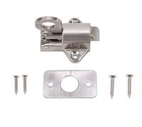 Socobeta Zinc Alloy Door Bolt, Automatic Spring Loaded Pull Ring Bounce Latch Lock for Enhanced Security, for Windows Doors Gates