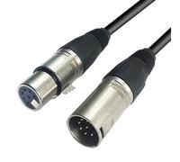 Socoje 7 Pin XLR Connector Cable, XLR Microphone Cable, Balanced Male to Female Mic Audio Cable for Microphone and Audio Interface Compatible with All Tube mic (3 Meter/10Ft)