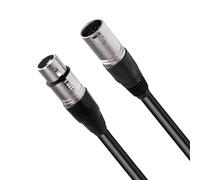 Socoje 7 Pin XLR Connector Cable, XLR Microphone Cable, Balanced Male to Female Mic Audio Cable for Microphone and Audio Interface Compatible with All Tube mic (3 Meter/10Ft)