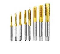 SOCOJE Metric Thread Tap, Machine Screw Tap M3 M4 M5 M6 M8 M10 M12 High Speed Steel Thread Tapping Tool