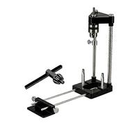 SOCOJE Portable Drill Guide, Adjustable Woodworking Hole Locator (Black) | Precision Alignment Guide; Compatible with Most Electric Drills; Adjustable Depth Stop; Ideal for Cabinet Hinge Installation
