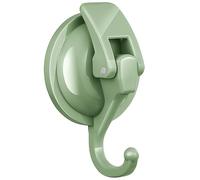 SOCONT Heavy Duty Vacuum Suction Cup Hooks, Pastel Green Plated Polished Super Suction for Kitchen Bathroom, 1 Pack