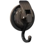 SOCONT Heavy Duty Vacuum Suction Cup Hooks, Red Bronze Plated Polished Super Suction for Kitchen Bathroom, 1 Pack