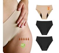 So'Cosy Set of 3 Iris Menstrual Briefs, Heavy Flow, Women's Briefs, Sexy, Comfortable, Invisible, Ultra Absorbent | Incontinence Briefs.