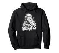 Socrates Ancient Greek Philosopher Portrait Pullover Hoodie