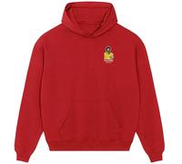 Socrates Badge Men's Hoodie - Red / L