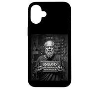 Socrates Corrupting The Youth Since 399 BC Funny Mugshot Case for iPhone 16 Plus