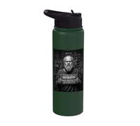 Socrates Corrupting The Youth Since 399 BC Funny Mugshot Stainless Steel Insulated Water Bottle