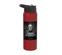 Socrates Corrupting The Youth Since 399 BC Funny Mugshot Stainless Steel Insulated Water Bottle