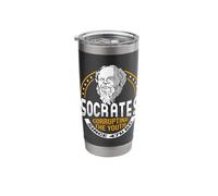 Socrates Corrupting Youth Meme for a Philosopher Stainless Steel Insulated Tumbler