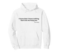 Socrates Dont Let Me Keep You Ancient Greece Classics Gift Pullover Hoodie