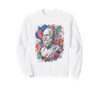 Socrates Floral Statue Sweatshirt