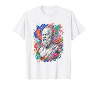 Socrates Floral Statue T-Shirt