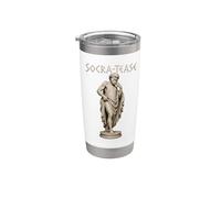 Socrates Funny Philosophy Teacher Stainless Steel Insulated Tumbler