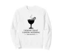 Socrates Hemlock I Know That I Know Nothing Philosophy Sweatshirt