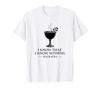 Socrates Hemlock I Know that I Know Nothing Philosophy T-Shirt
