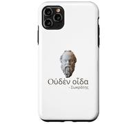 Socrates - I Know Nothing - Ancient Greek Language Quote Case for iPhone 11 Pro Max