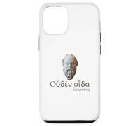 Socrates - I Know Nothing - Ancient Greek Language Quote Case for iPhone 12/12 Pro