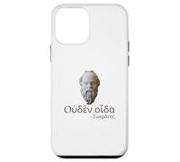 Socrates - I Know Nothing - Ancient Greek Language Quote Case for iPhone 12 mini