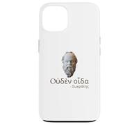 Socrates - I Know Nothing - Ancient Greek Language Quote Case for iPhone 13