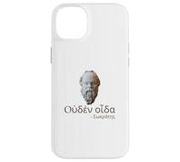 Socrates - I Know Nothing - Ancient Greek Language Quote Case for iPhone 14 Plus