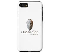 Socrates - I Know Nothing - Ancient Greek Language Quote Case for iPhone SE (2020) / 7/8