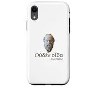 Socrates - I Know Nothing - Ancient Greek Language Quote Case for iPhone XR