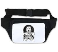 Socrates is My Homeboy Greek Philosopher Athens Waist Bag Fanny Pack White