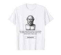 Socrates Live a Private Not Public Life Men Women Gift T-Shirt