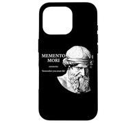 Socrates - Memento Mori Ancient Greek Philosophy Quote Case for iPhone 16 Pro